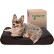 Furhaven Ultra Plush Faux Fur & Suede Dog Bed Replacement Cover Machine Washable Grey XL Furhaven Ultra Plush Faux Fur & Suede Dog Bed Replacement Cover Machine Washable Grey XL