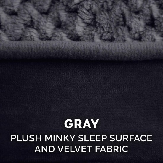 Furhaven Ultra Plush Faux Fur & Suede Dog Bed Replacement Cover Machine Washable Grey XL Furhaven Ultra Plush Faux Fur & Suede Dog Bed Replacement Cover Machine Washable Grey XL
