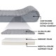Furhaven Ultra Plush Faux Fur & Suede Dog Bed Replacement Cover Machine Washable Grey XL Furhaven Ultra Plush Faux Fur & Suede Dog Bed Replacement Cover Machine Washable Grey XL