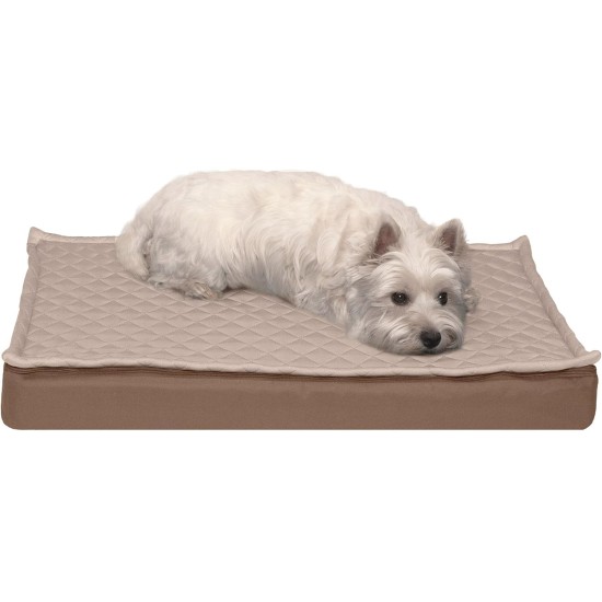 Furhaven Ultra Plush Replacement Faux Fur & Suede Dog Bed Cover Chocolate Brown Large Furhaven Ultra Plush Replacement Faux Fur & Suede Dog Bed Cover Chocolate Brown Large