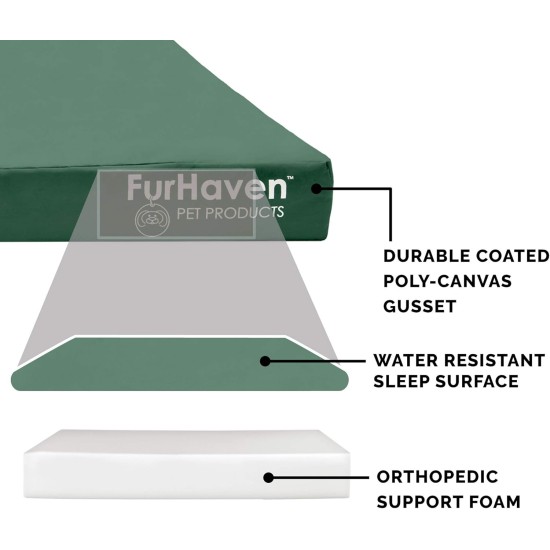Furhaven Ultra Plush Replacement Faux Fur & Suede Dog Bed Cover Chocolate Brown Large Furhaven Ultra Plush Replacement Faux Fur & Suede Dog Bed Cover Chocolate Brown Large