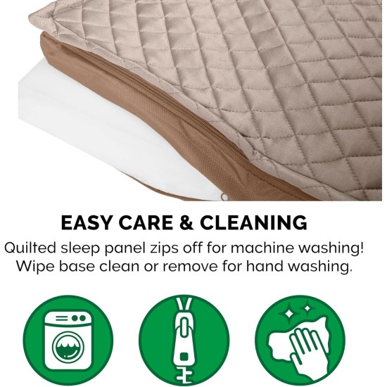 Furhaven Ultra Plush Replacement Faux Fur & Suede Dog Bed Cover Chocolate Brown Large Furhaven Ultra Plush Replacement Faux Fur & Suede Dog Bed Cover Chocolate Brown Large