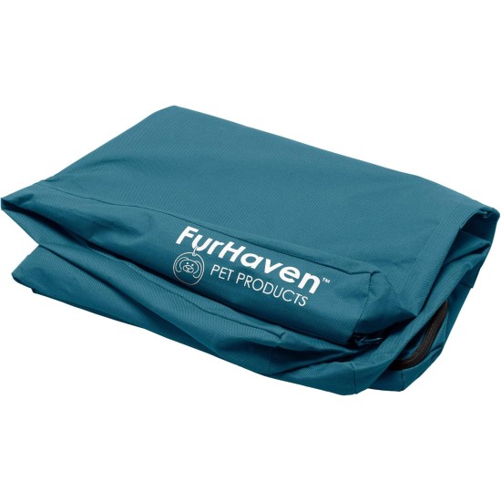 Furhaven Ultra Plush Replacement Faux Fur & Suede Dog Bed Cover Chocolate Brown Large Furhaven Ultra Plush Replacement Faux Fur & Suede Dog Bed Cover Chocolate Brown Large