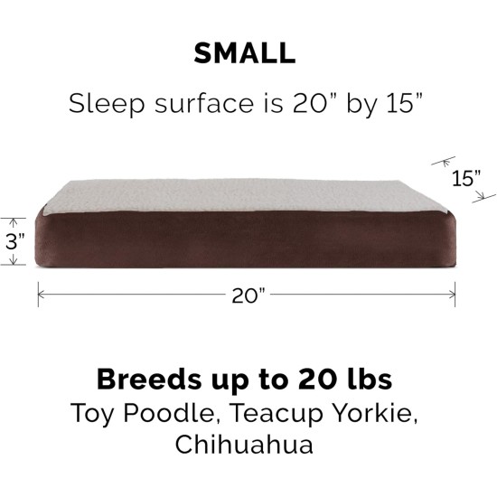 Furhaven Ultra Plush Replacement Faux Fur & Suede Dog Bed Cover Chocolate Brown Large Furhaven Ultra Plush Replacement Faux Fur & Suede Dog Bed Cover Chocolate Brown Large