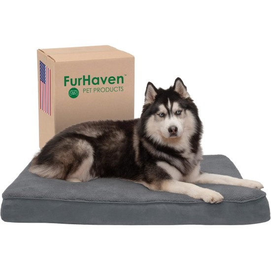 Furhaven Ultra Plush Replacement Faux Fur & Suede Dog Bed Cover Chocolate Brown Large Furhaven Ultra Plush Replacement Faux Fur & Suede Dog Bed Cover Chocolate Brown Large