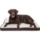 Furhaven Ultra Plush Replacement Faux Fur & Suede Dog Bed Cover Chocolate Brown Large Furhaven Ultra Plush Replacement Faux Fur & Suede Dog Bed Cover Chocolate Brown Large