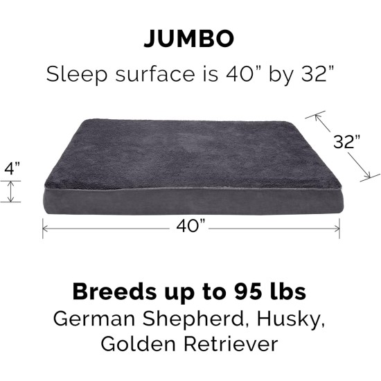 Furhaven Ultra Plush Replacement Faux Fur & Suede Dog Bed Cover Chocolate Brown Large Furhaven Ultra Plush Replacement Faux Fur & Suede Dog Bed Cover Chocolate Brown Large