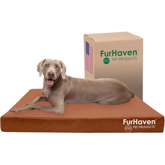 Furhaven Ultra Plush Replacement Faux Fur & Suede Dog Bed Cover Chocolate Brown Large Furhaven Ultra Plush Replacement Faux Fur & Suede Dog Bed Cover Chocolate Brown Large