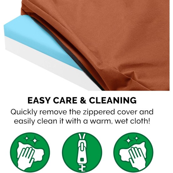 Furhaven Ultra Plush Replacement Faux Fur & Suede Dog Bed Cover Chocolate Brown Large Furhaven Ultra Plush Replacement Faux Fur & Suede Dog Bed Cover Chocolate Brown Large