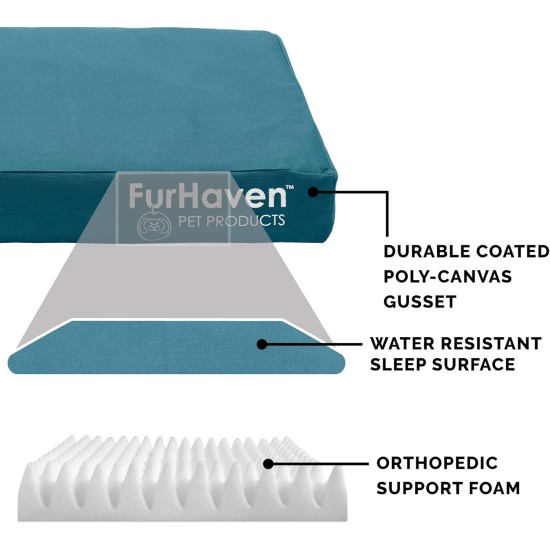 Furhaven Ultra Plush Replacement Faux Fur & Suede Dog Bed Cover Chocolate Brown Large Furhaven Ultra Plush Replacement Faux Fur & Suede Dog Bed Cover Chocolate Brown Large