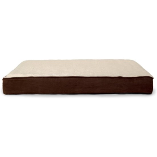 Furhaven Ultra Plush Replacement Faux Fur & Suede Dog Bed Cover Chocolate Brown Large Furhaven Ultra Plush Replacement Faux Fur & Suede Dog Bed Cover Chocolate Brown Large