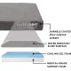 Furhaven Water Resistant Replacement Cover for Dog Bed Indoor Outdoor Logo Print Stone Grey Large Furhaven Water Resistant Replacement Cover for Dog Bed Indoor Outdoor Logo Print Stone Grey Large