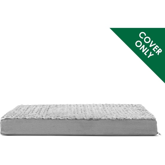 Furhaven Water Resistant Replacement Cover for Dog Bed Indoor Outdoor Logo Print Stone Grey Large Furhaven Water Resistant Replacement Cover for Dog Bed Indoor Outdoor Logo Print Stone Grey Large