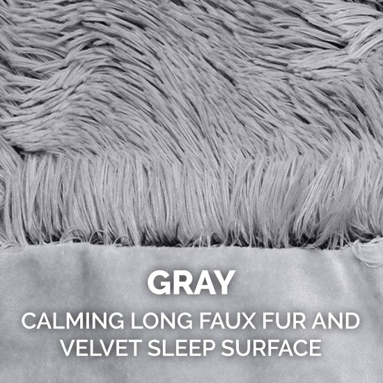 Furhaven Waterproof Throw Blanket for Dogs and House Cats Washable - Shaggy Plush Calming Long Faux Fur & Velvet Dog Blanket - Grey, XL Furhaven Waterproof Throw Blanket for Dogs and House Cats Washable - Shaggy Plush Calming Long Faux Fur & Velvet Dog Blanket - Grey, XL