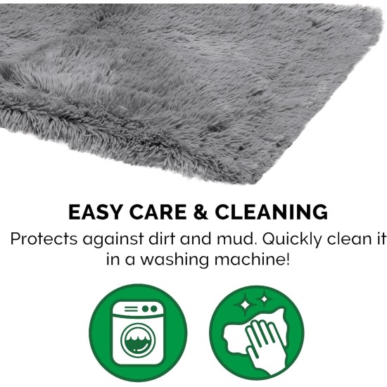 Furhaven Waterproof Throw Blanket for Dogs and House Cats Washable - Shaggy Plush Calming Long Faux Fur & Velvet Dog Blanket - Grey, XL Furhaven Waterproof Throw Blanket for Dogs and House Cats Washable - Shaggy Plush Calming Long Faux Fur & Velvet Dog Blanket - Grey, XL