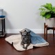 Furhaven Waterproof and Self Warming Throw Blanket for Dogs and House Cats, Washable and Reflects Body Heat, Terry Cloth and Sherpa Dog Blanket, Cozy Denim, Medium Furhaven Waterproof and Self Warming Throw Blanket for Dogs and House Cats, Washable and Reflects Body Heat, Terry Cloth and Sherpa Dog Blanket, Cozy Denim, Medium