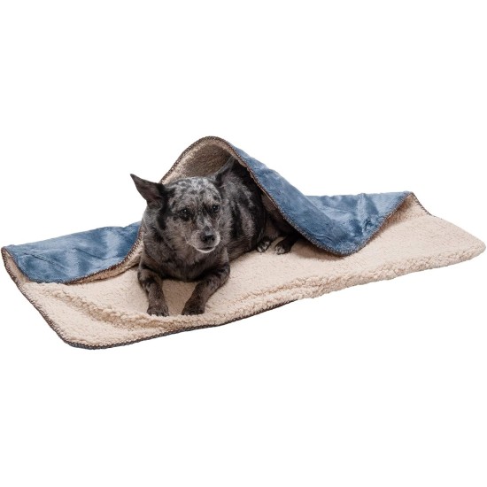 Furhaven Waterproof and Self Warming Throw Blanket for Dogs and House Cats, Washable and Reflects Body Heat, Terry Cloth and Sherpa Dog Blanket, Cozy Denim, Medium Furhaven Waterproof and Self Warming Throw Blanket for Dogs and House Cats, Washable and Reflects Body Heat, Terry Cloth and Sherpa Dog Blanket, Cozy Denim, Medium
