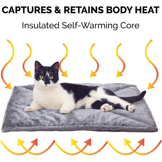 Furhaven Waterproof and Self Warming Throw Blanket for Dogs and House Cats, Washable and Reflects Body Heat, Terry Cloth and Sherpa Dog Blanket, Cozy Denim, Medium Furhaven Waterproof and Self Warming Throw Blanket for Dogs and House Cats, Washable and Reflects Body Heat, Terry Cloth and Sherpa Dog Blanket, Cozy Denim, Medium