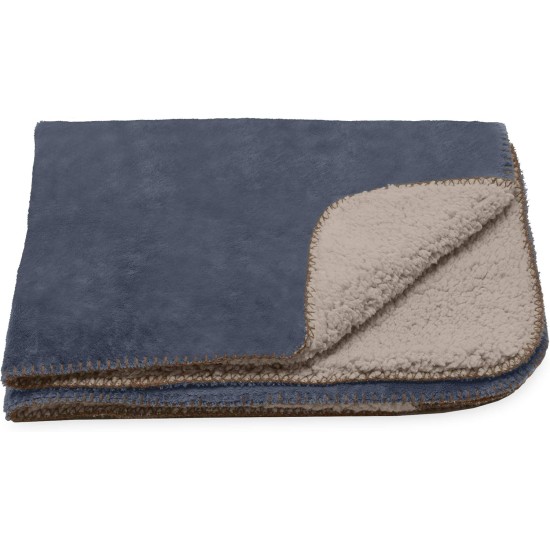Furhaven Waterproof and Self Warming Throw Blanket for Dogs and House Cats, Washable and Reflects Body Heat, Terry Cloth and Sherpa Dog Blanket, Cozy Denim, Medium Furhaven Waterproof and Self Warming Throw Blanket for Dogs and House Cats, Washable and Reflects Body Heat, Terry Cloth and Sherpa Dog Blanket, Cozy Denim, Medium