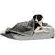 Furhaven XL Waterproof Calming Plush Long Faux Fur & Velvet Dog Blanket, Washable, Taupe, Extra Large Furhaven XL Waterproof Calming Plush Long Faux Fur & Velvet Dog Blanket, Washable, Taupe, Extra Large