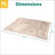 Furhaven XL Waterproof Calming Plush Long Faux Fur & Velvet Dog Blanket, Washable, Taupe, Extra Large Furhaven XL Waterproof Calming Plush Long Faux Fur & Velvet Dog Blanket, Washable, Taupe, Extra Large