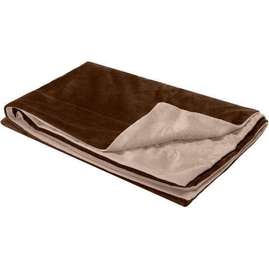 Furhaven XL Waterproof Calming Plush Long Faux Fur & Velvet Dog Blanket, Washable, Taupe, Extra Large Furhaven XL Waterproof Calming Plush Long Faux Fur & Velvet Dog Blanket, Washable, Taupe, Extra Large