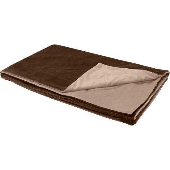 Furhaven XL Waterproof Calming Plush Long Faux Fur & Velvet Dog Blanket, Washable, Taupe, Extra Large Furhaven XL Waterproof Calming Plush Long Faux Fur & Velvet Dog Blanket, Washable, Taupe, Extra Large