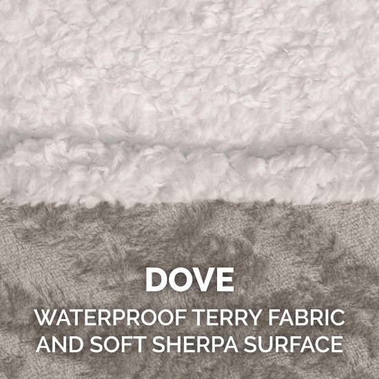 Furhaven XL Waterproof Calming Plush Long Faux Fur & Velvet Dog Blanket, Washable, Taupe, Extra Large Furhaven XL Waterproof Calming Plush Long Faux Fur & Velvet Dog Blanket, Washable, Taupe, Extra Large