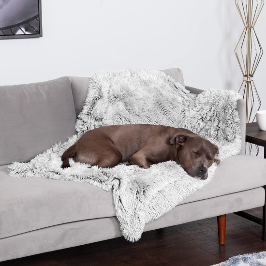 Furhaven XL Waterproof Two-Tone Luxe Velvet Dog Blanket, Washable, Celadon Green, Extra Large Furhaven XL Waterproof Two-Tone Luxe Velvet Dog Blanket, Washable, Celadon Green, Extra Large
