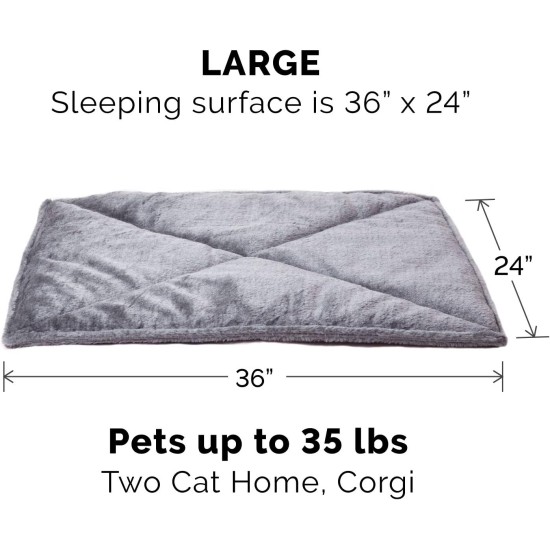 Furhaven XL Waterproof Two-Tone Luxe Velvet Dog Blanket, Washable, Celadon Green, Extra Large Furhaven XL Waterproof Two-Tone Luxe Velvet Dog Blanket, Washable, Celadon Green, Extra Large