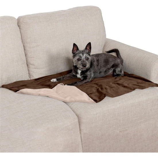 Furhaven XL Waterproof Two-Tone Luxe Velvet Dog Blanket, Washable, Celadon Green, Extra Large Furhaven XL Waterproof Two-Tone Luxe Velvet Dog Blanket, Washable, Celadon Green, Extra Large
