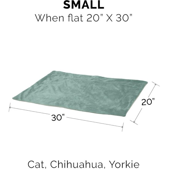 Furhaven XL Waterproof Two-Tone Luxe Velvet Dog Blanket, Washable, Celadon Green, Extra Large Furhaven XL Waterproof Two-Tone Luxe Velvet Dog Blanket, Washable, Celadon Green, Extra Large