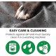Furhaven XL Waterproof Two-Tone Luxe Velvet Dog Blanket, Washable, Celadon Green, Extra Large