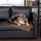 Furhaven XL Waterproof Two-Tone Luxe Velvet Dog Blanket, Washable, Celadon Green, Extra Large