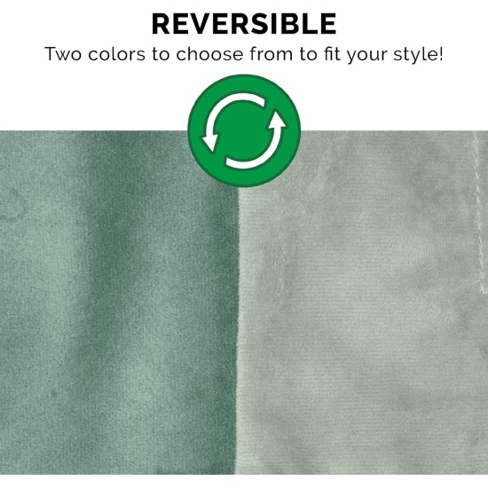 Furhaven XL Waterproof Two-Tone Luxe Velvet Dog Blanket, Washable, Celadon Green, Extra Large Furhaven XL Waterproof Two-Tone Luxe Velvet Dog Blanket, Washable, Celadon Green, Extra Large