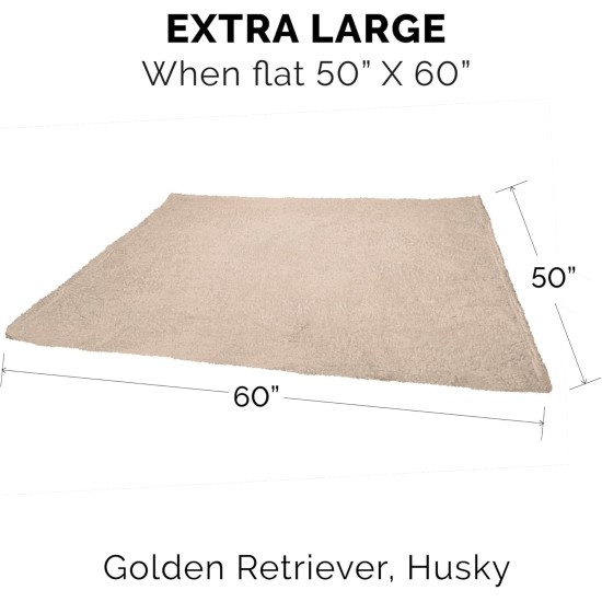 Furhaven XL Waterproof Two-Tone Luxe Velvet Dog Blanket, Washable, Celadon Green, Extra Large Furhaven XL Waterproof Two-Tone Luxe Velvet Dog Blanket, Washable, Celadon Green, Extra Large