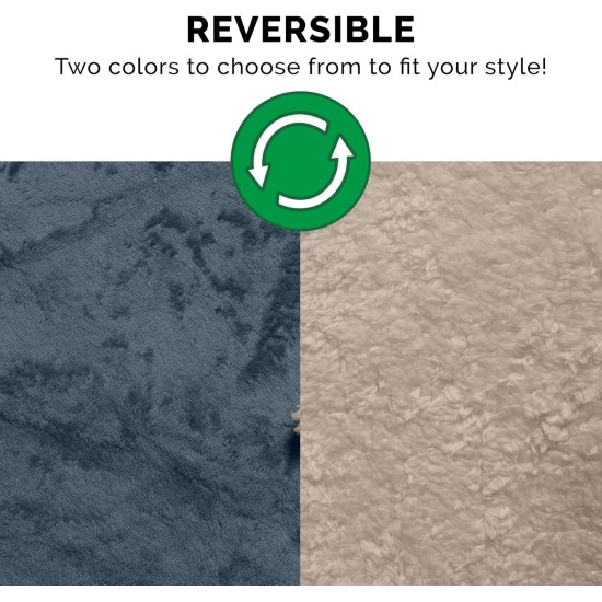 Furhaven XL Waterproof Two-Tone Luxe Velvet Dog Blanket, Washable, Celadon Green, Extra Large Furhaven XL Waterproof Two-Tone Luxe Velvet Dog Blanket, Washable, Celadon Green, Extra Large