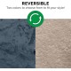 Furhaven XL Waterproof Two-Tone Luxe Velvet Dog Blanket, Washable, Celadon Green, Extra Large