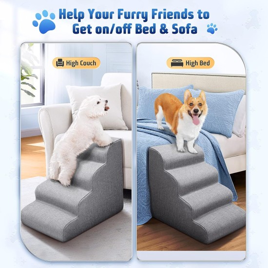 Gimars Dog Stairs for High Beds, Sofa, Pet Stairs for Small Medium Dogs, Guimadog, Styles, for Haybez, Sofa, Peterstell, Forss, More, Mediham, Doug Gimars Dog Stairs for High Beds, Sofa, Pet Stairs for Small Medium Dogs, Guimadog, Styles, for Haybez, Sofa, Peterstell, Forss, More, Mediham, Doug