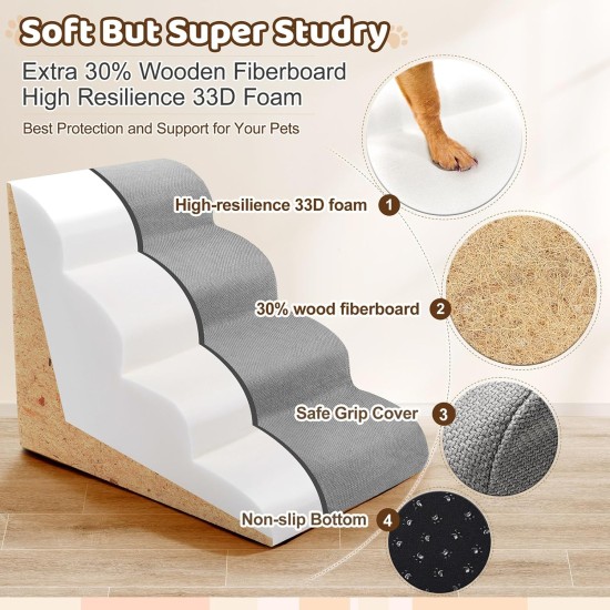 Gimars Dog Stairs for High Beds, Sofa, Pet Stairs for Small Medium Dogs, Guimadog, Styles, for Haybez, Sofa, Peterstell, Forss, More, Mediham, Doug Gimars Dog Stairs for High Beds, Sofa, Pet Stairs for Small Medium Dogs, Guimadog, Styles, for Haybez, Sofa, Peterstell, Forss, More, Mediham, Doug