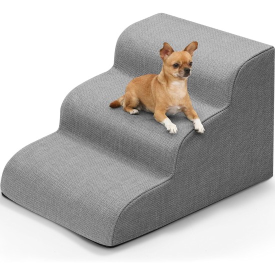Gimars Extra Large Heavy Duty High Density Foam 30D Dog Stairs for High Beds Sofas for Small Medium Dogs Non-Slip Ladder for Dogs Gimars Extra Large Heavy Duty High Density Foam 30D Dog Stairs for High Beds Sofas for Small Medium Dogs Non-Slip Ladder for Dogs