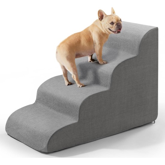 Gimars Upgrade Hundetreppe für kleine, mittelgroße und große Hunde, stabiler 30D hochdichter Schaumstoff, extra breite tiefe rutschfeste Haustiertreppe, abnehmbarer waschbarer Bezug für Couch, Sofa Gimars Upgrade Hundetreppe für kleine, mittelgroße und große Hunde, stabiler 30D hochdichter Schaumstoff, extra breite tiefe rutschfeste Haustiertreppe, abnehmbarer waschbarer Bezug für Couch, Sofa