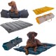 HKM Dog Blanket for Travel, Dog Mat, Travel Blanket, Dog. Waterproof Underside for Use as a Dog Bed Outdoor. (Black/Grey, S) HKM Dog Blanket for Travel, Dog Mat, Travel Blanket, Dog. Waterproof Underside for Use as a Dog Bed Outdoor. (Black/Grey, S)