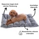 HKM Dog Blanket for Travel, Dog Mat, Travel Blanket, Dog. Waterproof Underside for Use as a Dog Bed Outdoor. (Black/Grey, S) HKM Dog Blanket for Travel, Dog Mat, Travel Blanket, Dog. Waterproof Underside for Use as a Dog Bed Outdoor. (Black/Grey, S)