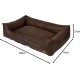 JACK AND VANILLA, Classy Sofa Bark Large 100 x 70 x 27 cm JACK AND VANILLA, Classy Sofa Bark Large 100 x 70 x 27 cm