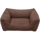 JACK AND VANILLA, High Density Foam Pet Sofa, Elegant Design, Brown, Durable and Easy to Clean, Size 60 x 44 x 23 cm, Suitable for All Breeds JACK AND VANILLA, High Density Foam Pet Sofa, Elegant Design, Brown, Durable and Easy to Clean, Size 60 x 44 x 23 cm, Suitable for All Breeds