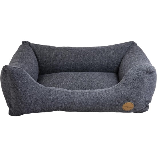 JACK AND VANILLA JV Hampton Orthopaedic Dog Sofa - Inner Basket for Older Dogs or Dogs with Sensitive Joints - Dark Grey, M, 80 x 60 x 25 cm JACK AND VANILLA JV Hampton Orthopaedic Dog Sofa - Inner Basket for Older Dogs or Dogs with Sensitive Joints - Dark Grey, M, 80 x 60 x 25 cm