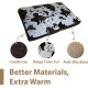 Jumbo Replacement Cow Hide Dog Bed Cover, 60-Inch