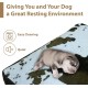 Jumbo Replacement Cow Hide Dog Bed Cover, 60-Inch