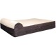 KOPEKS Replacement Memory Foam Plush Dog Bed Cover Brown XL KOPEKS Replacement Memory Foam Plush Dog Bed Cover Brown XL